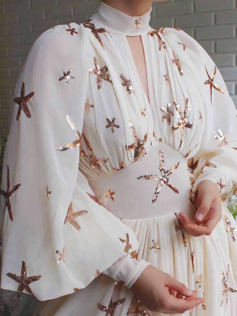 A Vintage Style Dress with Delicate Timeless Details