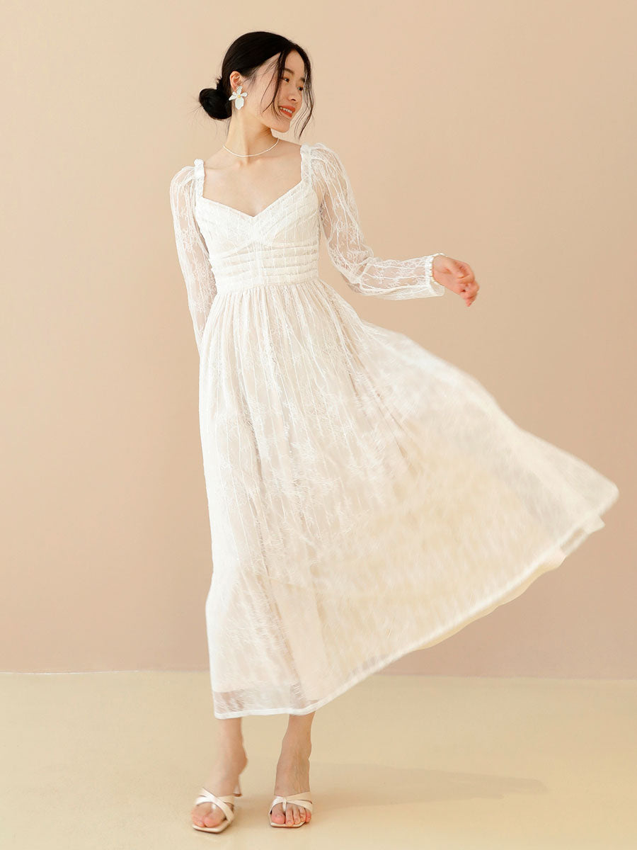 A Vintage Style Dress with Delicate Timeless Details