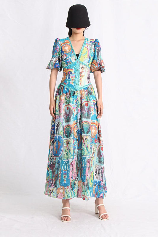 A Vintage Style Dress with Delicate Timeless Details