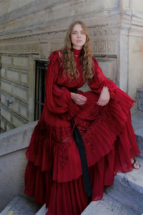 A Vintage Style Dress with Delicate Timeless Details
