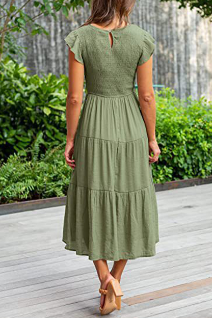 A Vintage Style Dress with Delicate Timeless Details
