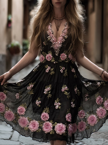 A Vintage Style Dress with Delicate Timeless Details