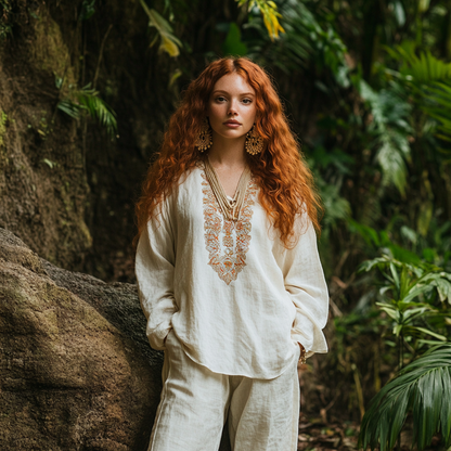 Classic Vintage Top with a Flattering Fit