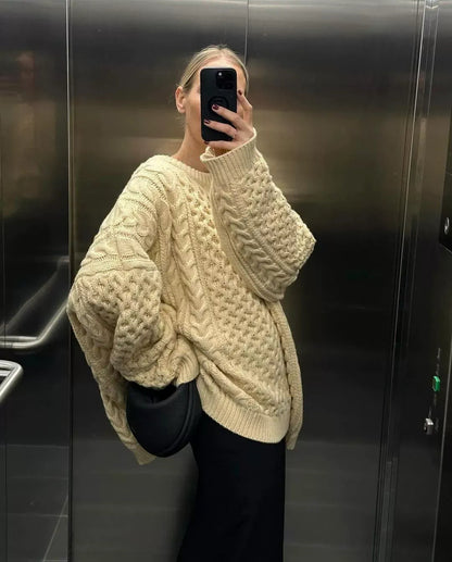 Vintage Inspired Sweater with a Contemporary Edge