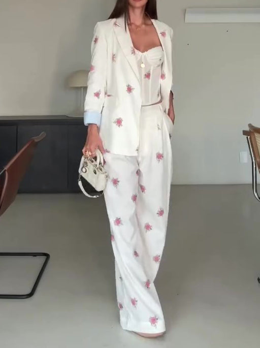 A Vintage Style Pants with Delicate Timeless Details