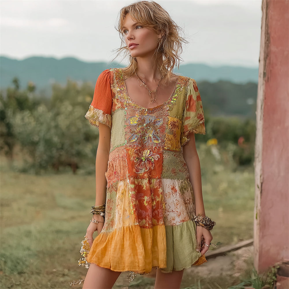 A Vintage Style Dress with Delicate Timeless Details