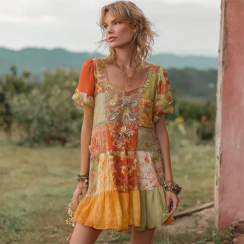 A Vintage Style Dress with Delicate Timeless Details