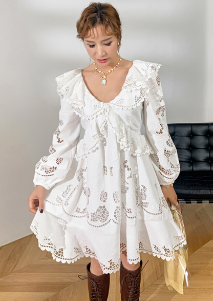 A Vintage Style Dress with Delicate Timeless Details