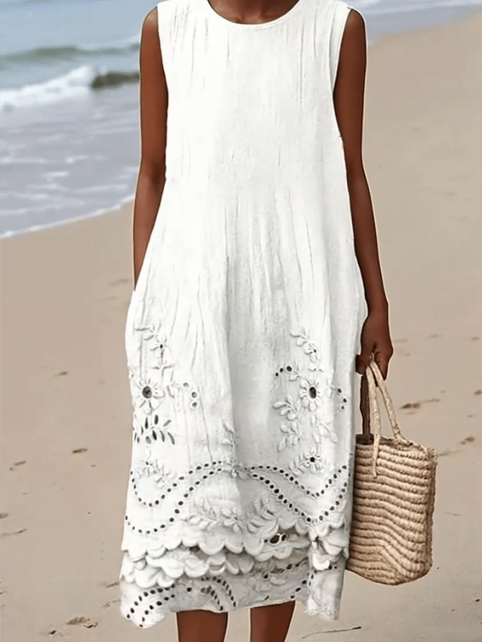A Vintage Style Dress with Delicate Timeless Details
