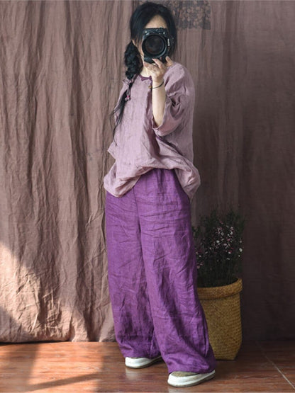 A Vintage Style Pants with Delicate Timeless Details