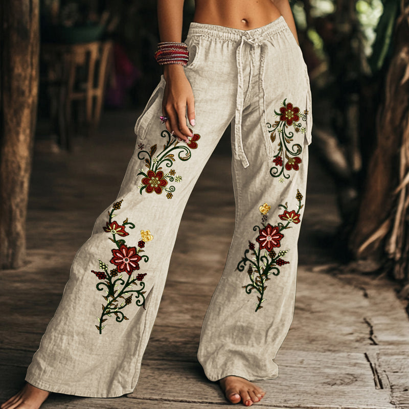 A Vintage Style Pants with Delicate Timeless Details