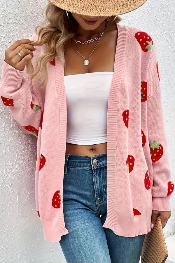 Classic Vintage Cardigan with a Flattering Fit