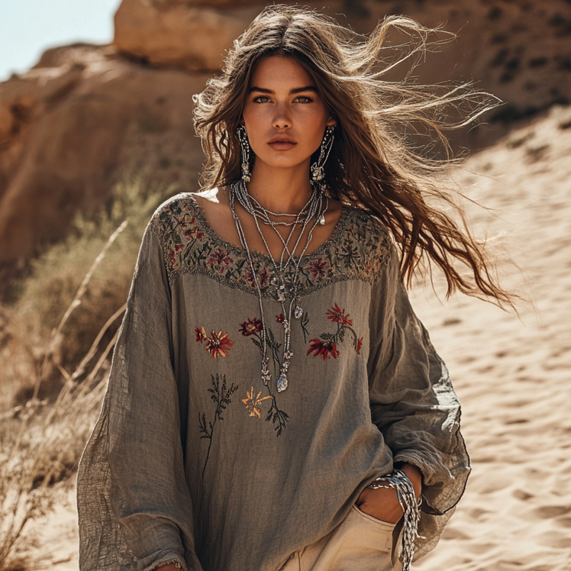 Gracefully Styled Blouse for Any Occasion
