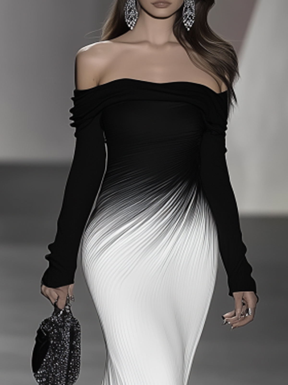 Well Tailored Dress with a Graceful Silhouette