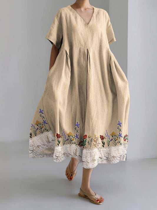 A Vintage Style Dress with Delicate Timeless Details