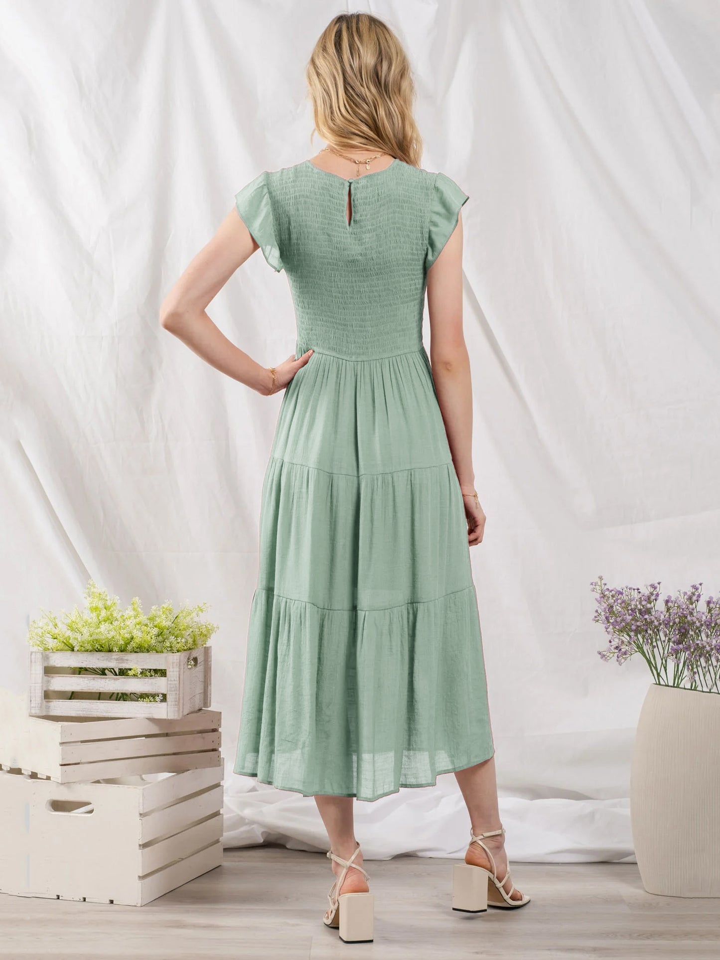 A Vintage Style Dress with Delicate Timeless Details
