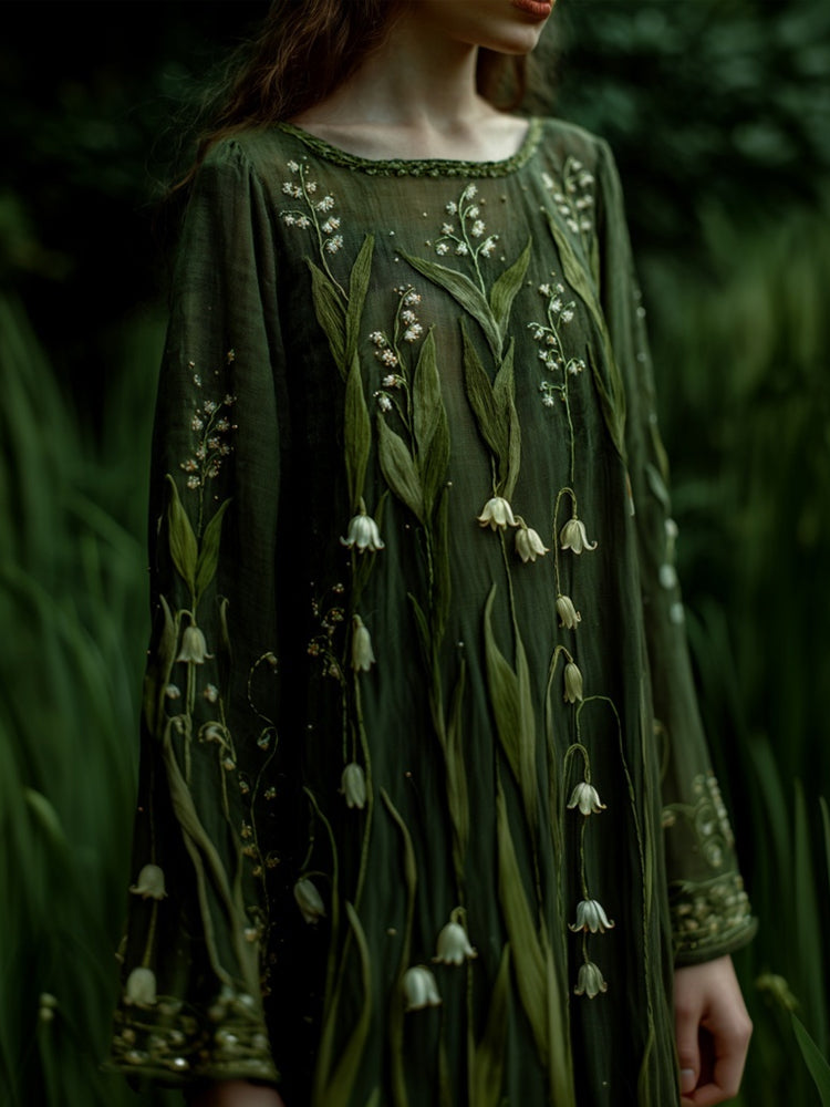 A Vintage Style Dress with Delicate Timeless Details