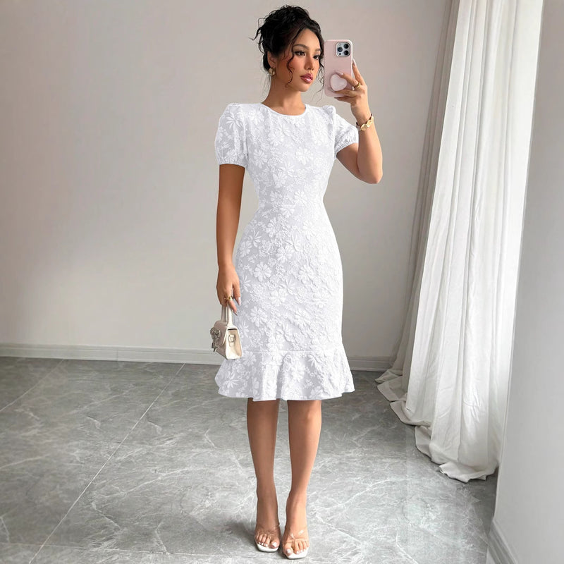 A Vintage Style Dress with Delicate Timeless Details
