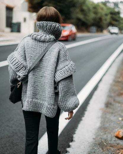 Vintage Inspired Sweater with a Contemporary Edge