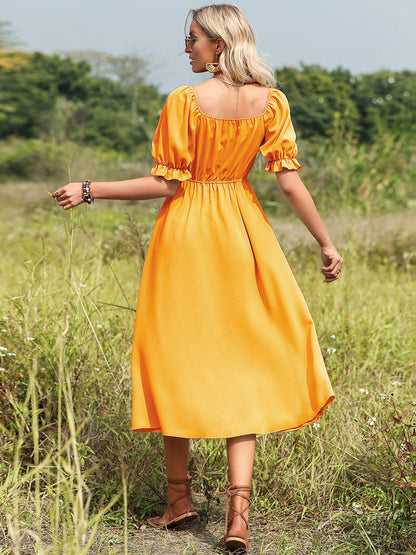 A Vintage Style Dress with Delicate Timeless Details