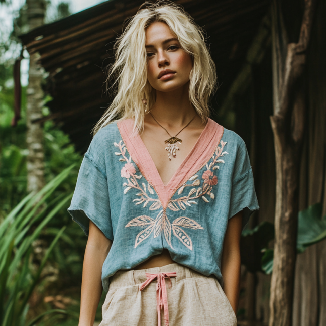 Gracefully Styled Top for Any Occasion