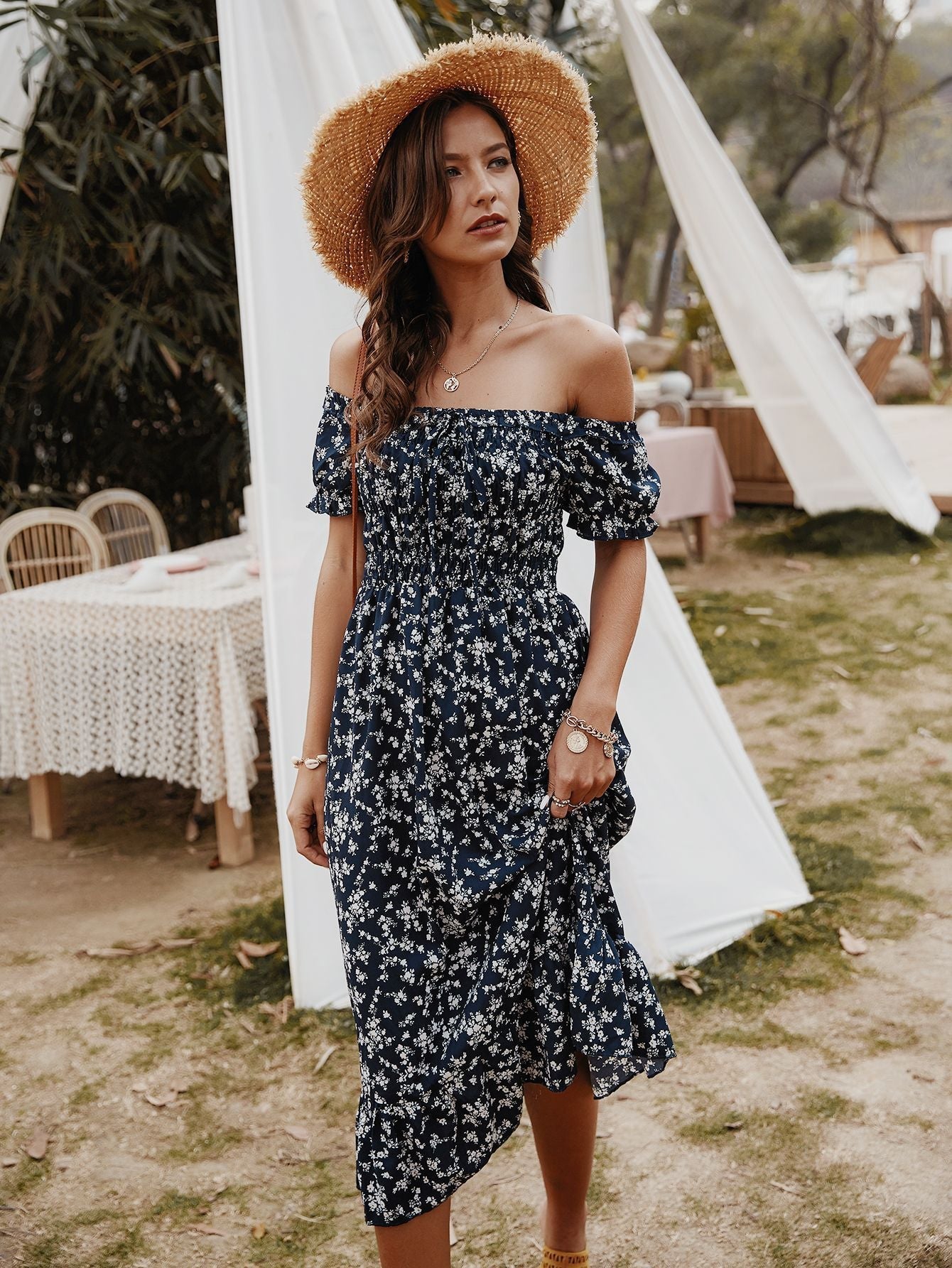 Elegantly Styled Dress for Everyday Wear