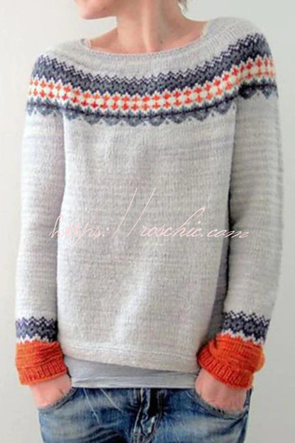 Beautifully Finished Sweater in a Timeless Design