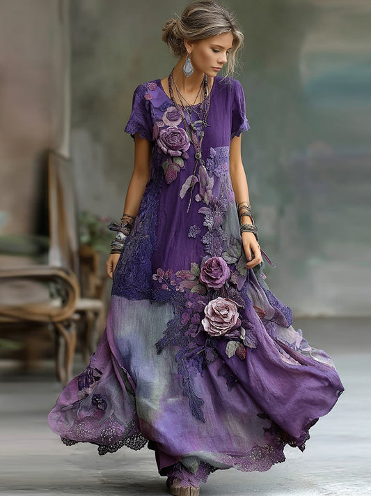 A Vintage Style Dress with Delicate Timeless Details