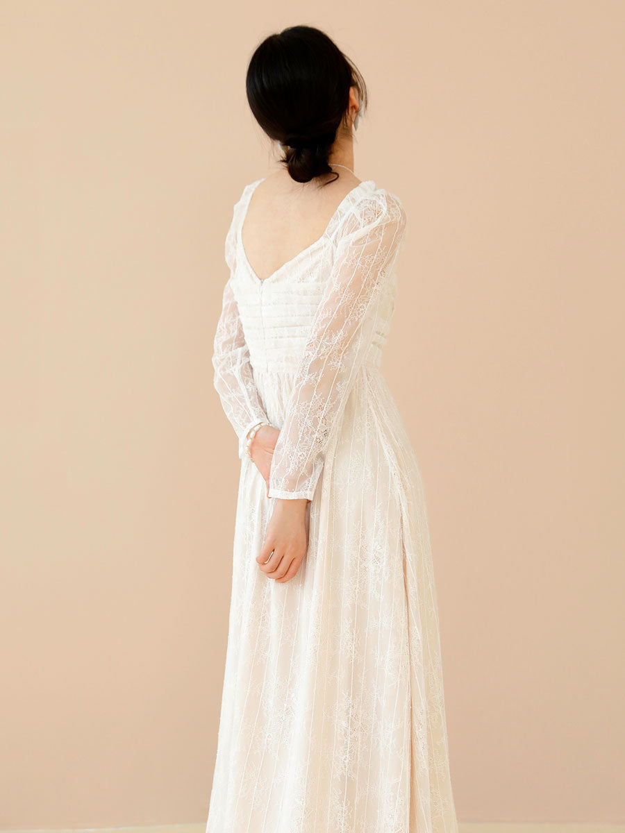 A Vintage Style Dress with Delicate Timeless Details