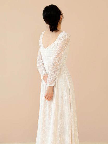 A Vintage Style Dress with Delicate Timeless Details