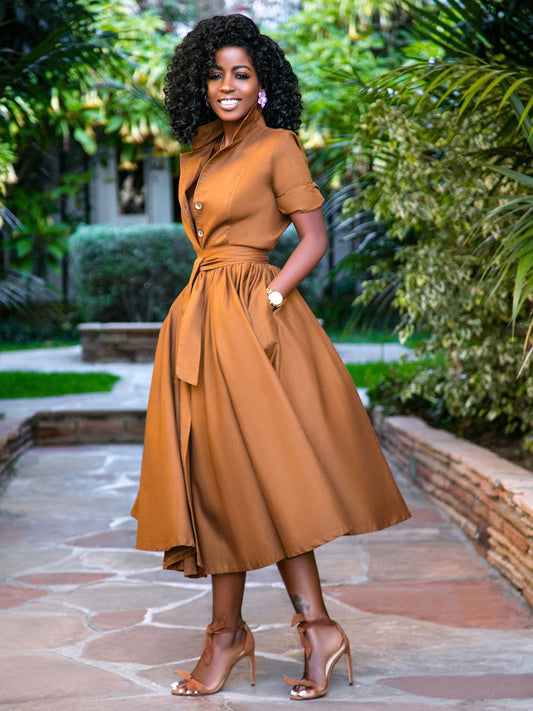A Vintage Style Dress with Delicate Timeless Details