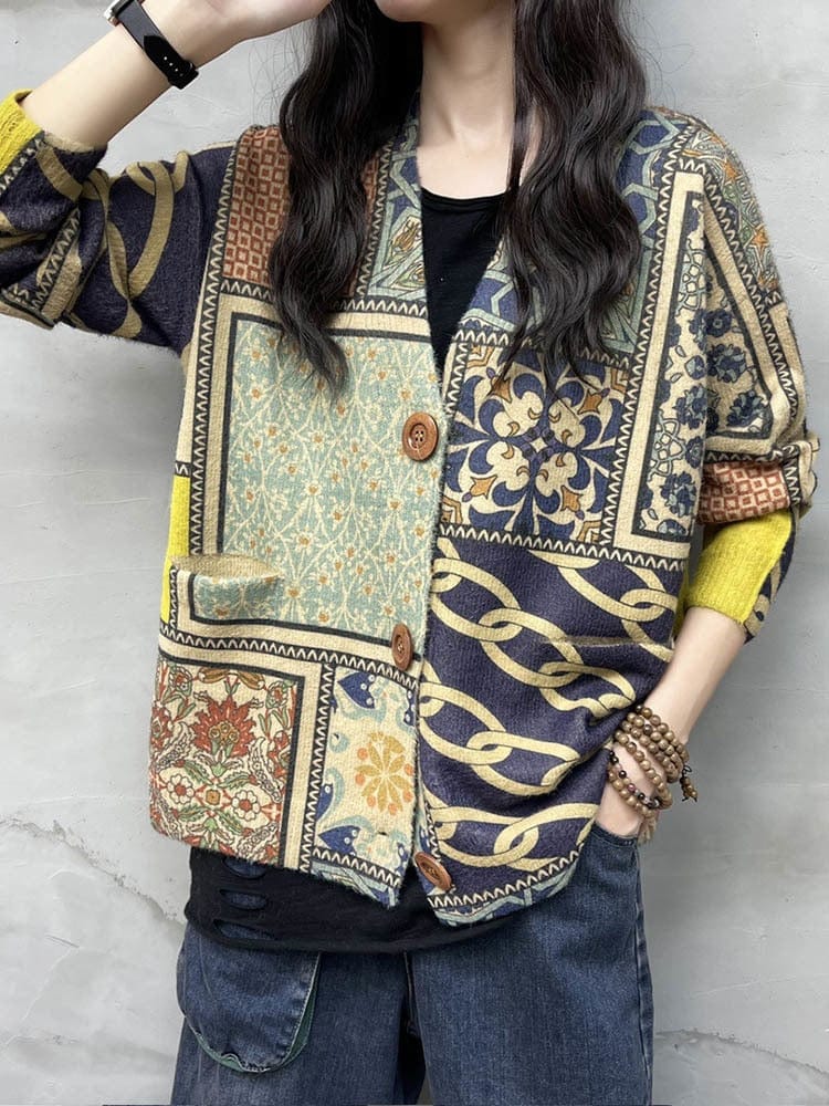 Classic Vintage Cardigan with a Flattering Fit