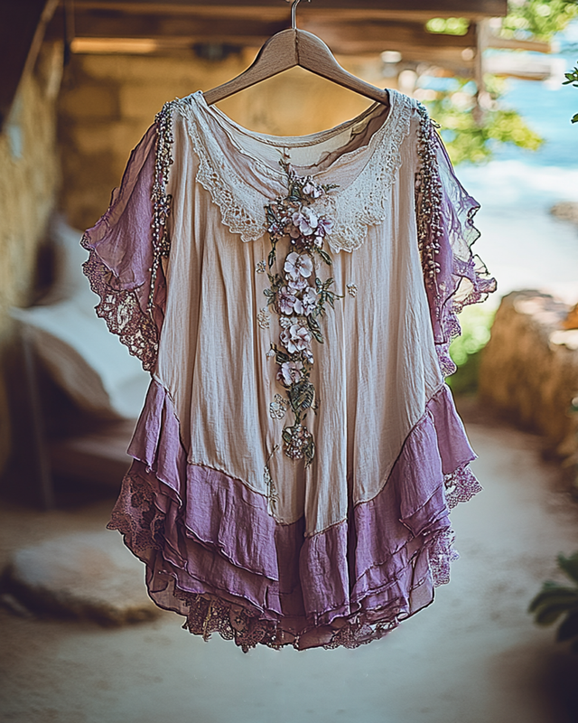 Timeless Vintage Style Top
