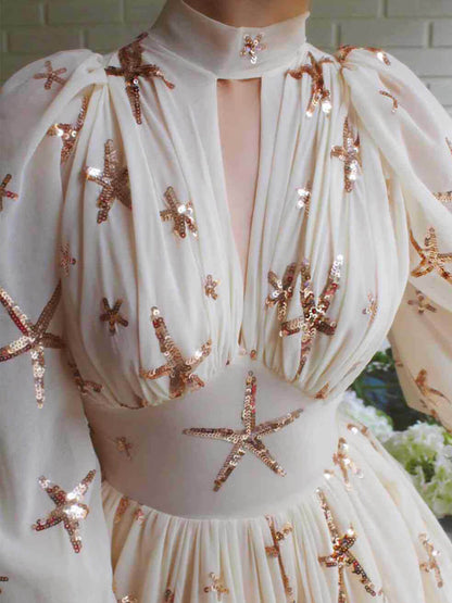 A Vintage Style Dress with Delicate Timeless Details