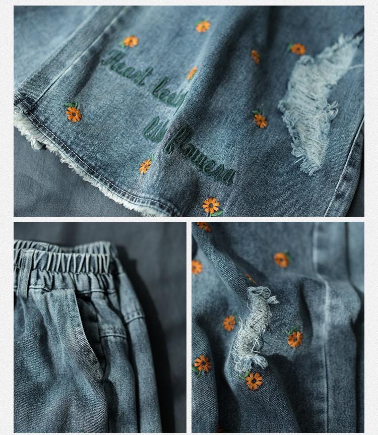 A Vintage Style Pants with Delicate Timeless Details