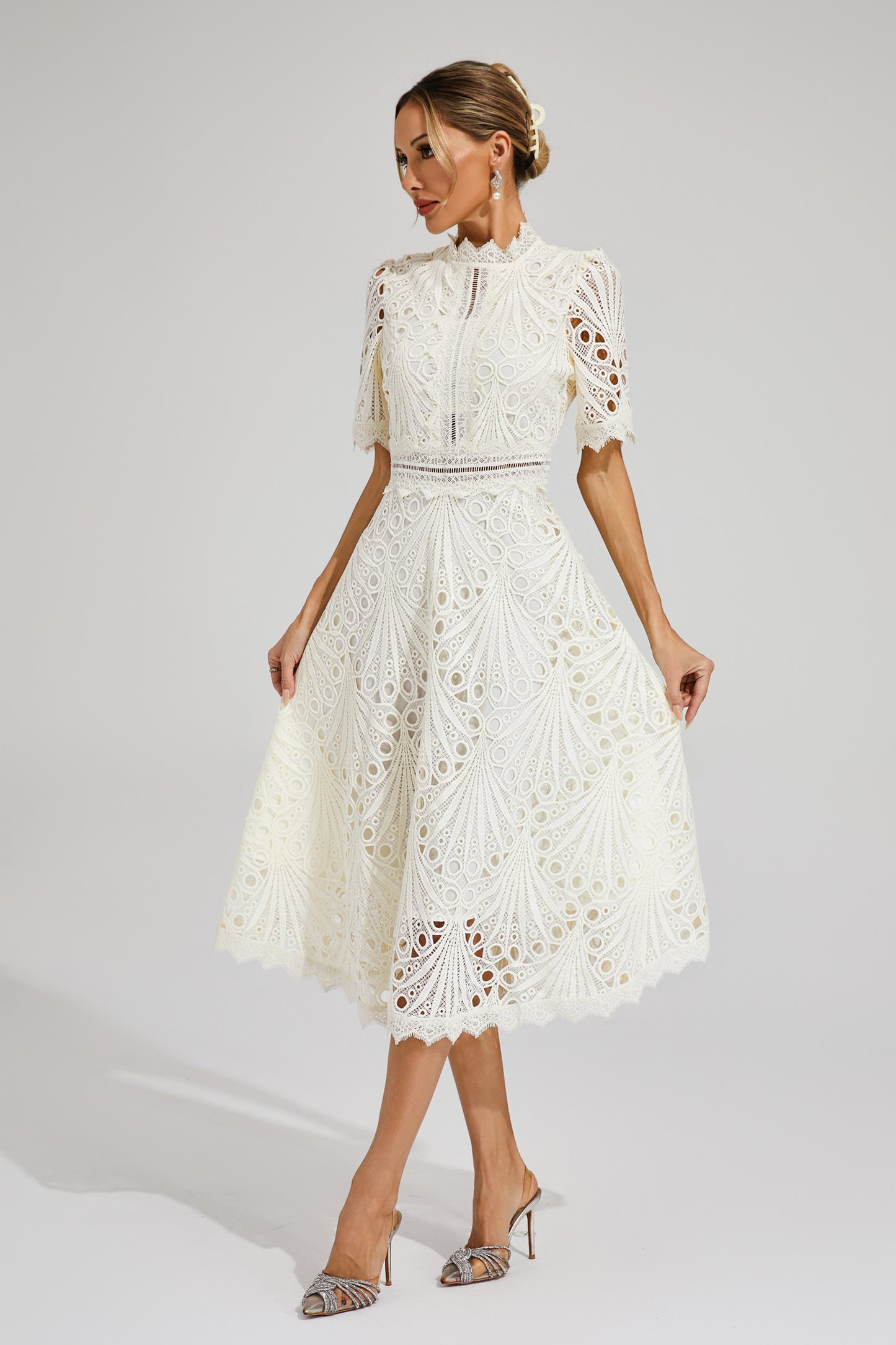 A Vintage Style Dress with Delicate Timeless Details