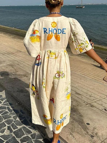 Classic Vintage Dress with a Flattering Fit