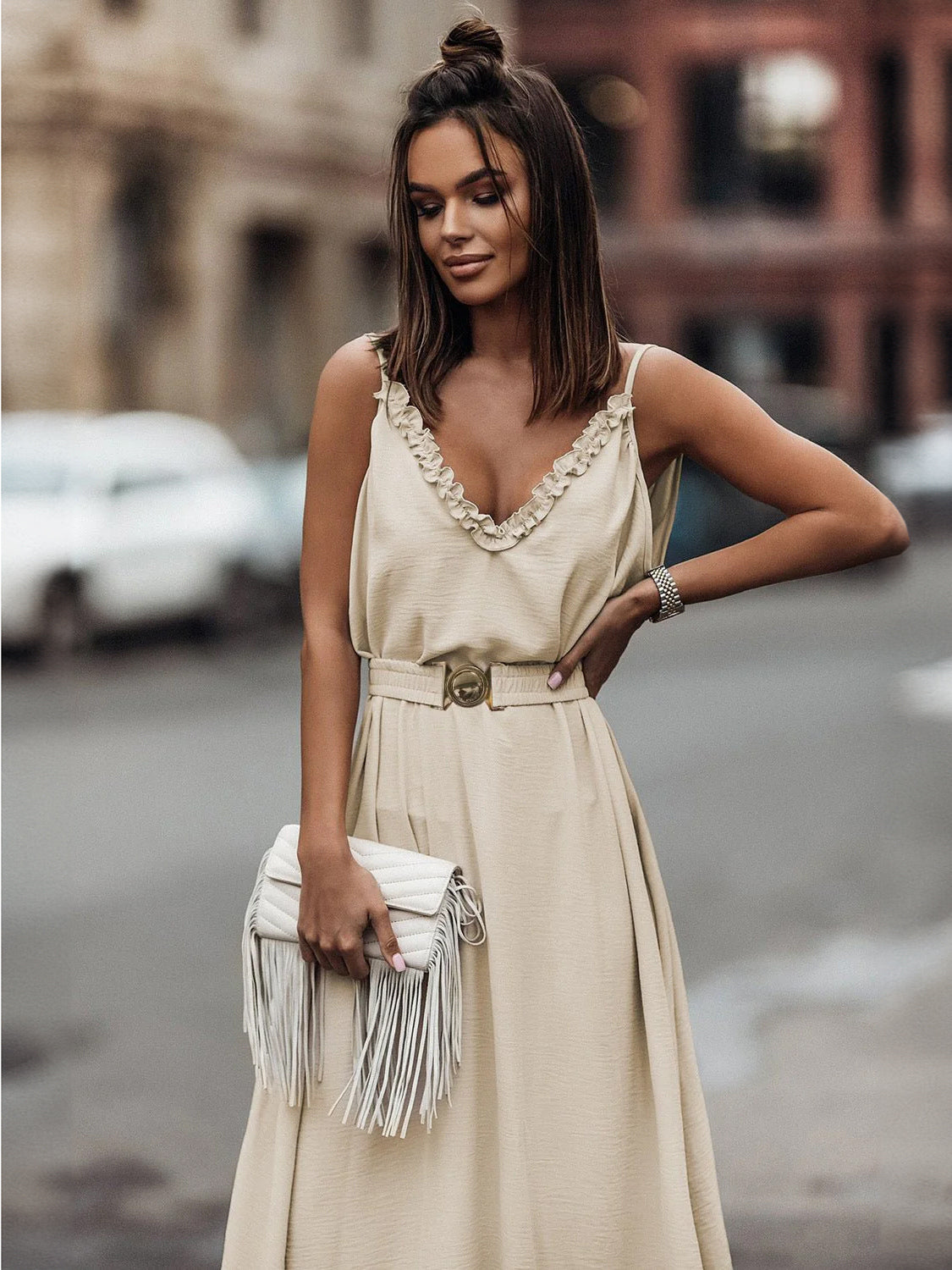 A Vintage Style Dress with Delicate Timeless Details