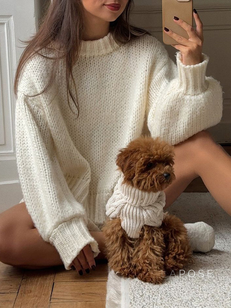 Beautifully Finished Sweater in a Timeless Design