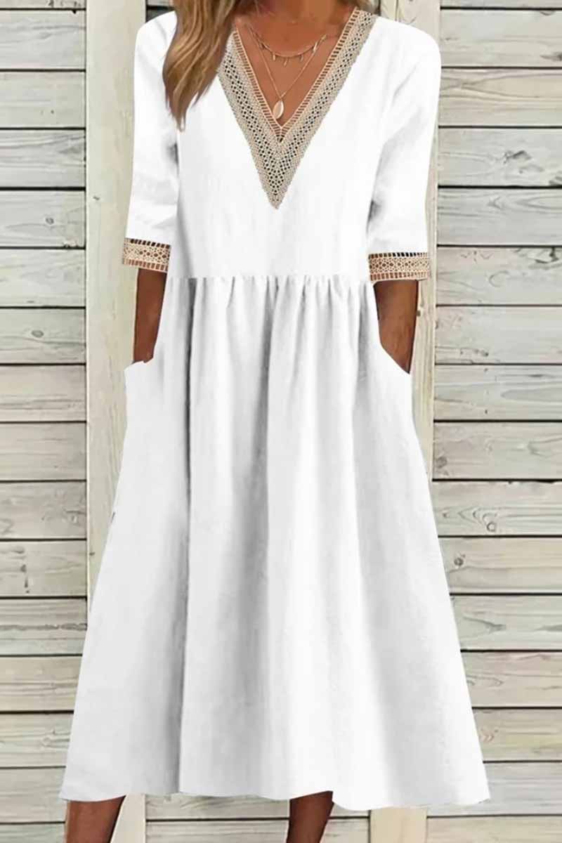 A Vintage Style Dress with Delicate Timeless Details