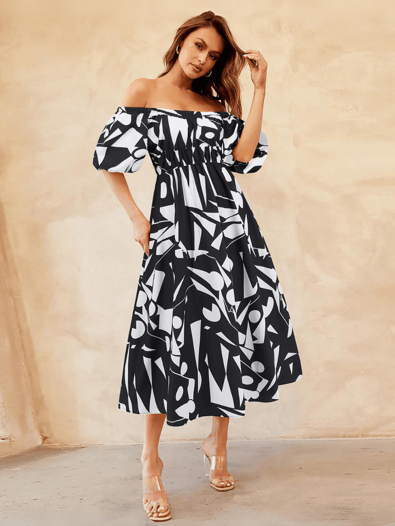 Classic Vintage Dress with a Flattering Fit