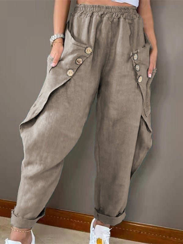 A Vintage Style Pants with Delicate Timeless Details