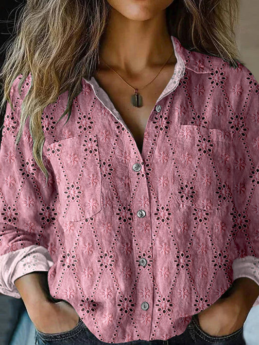 A Vintage Style Shirt with Delicate Timeless Details