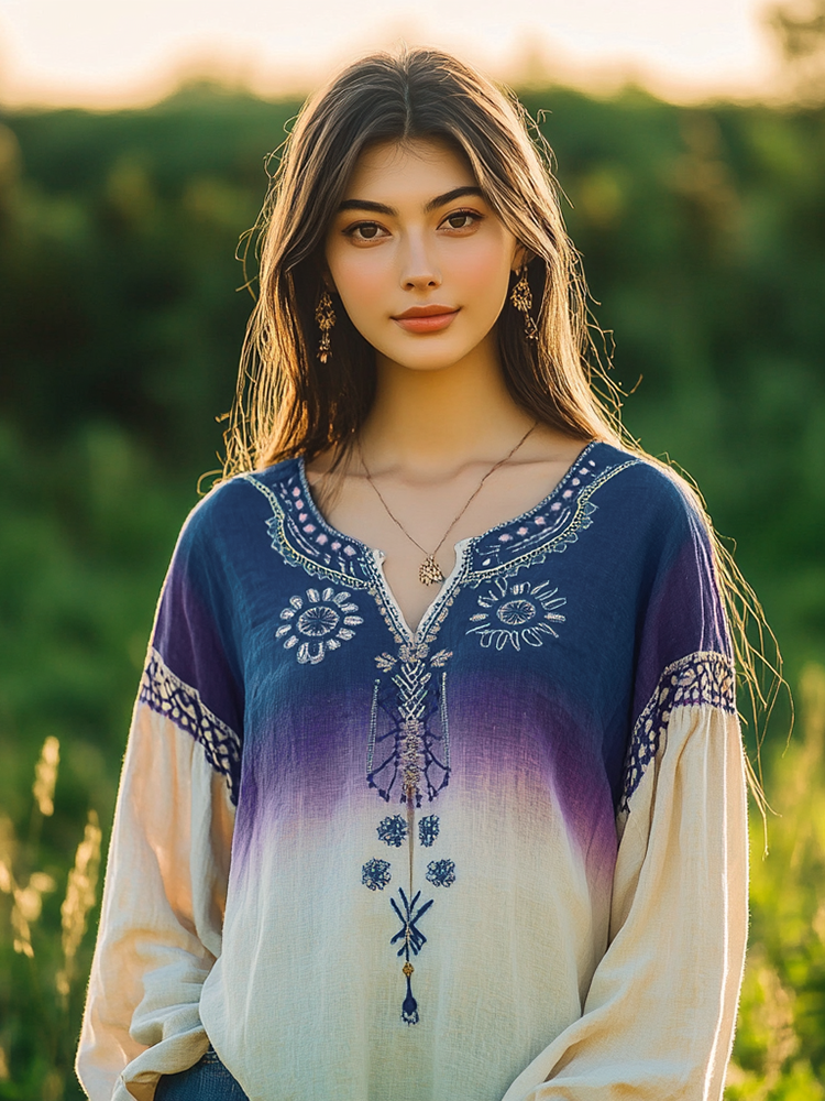 Vintage Inspired Blouse with a Contemporary Edge