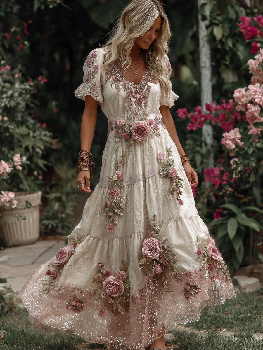 Classic Vintage Dress with a Flattering Fit