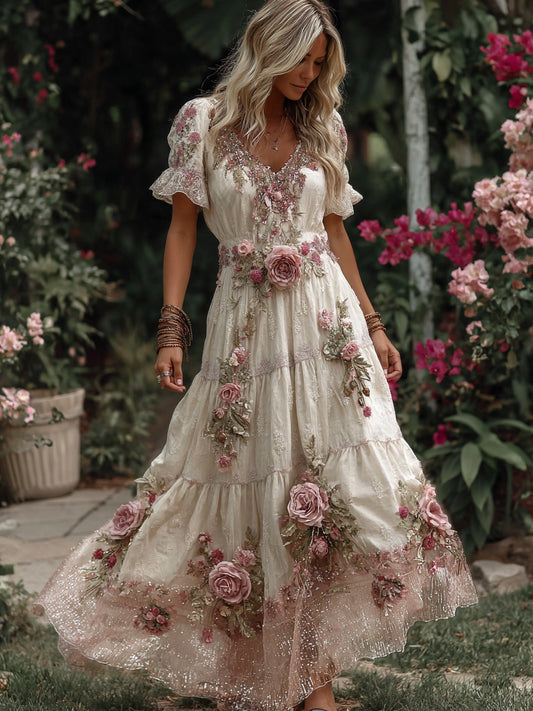 Classic Vintage Dress with a Flattering Fit