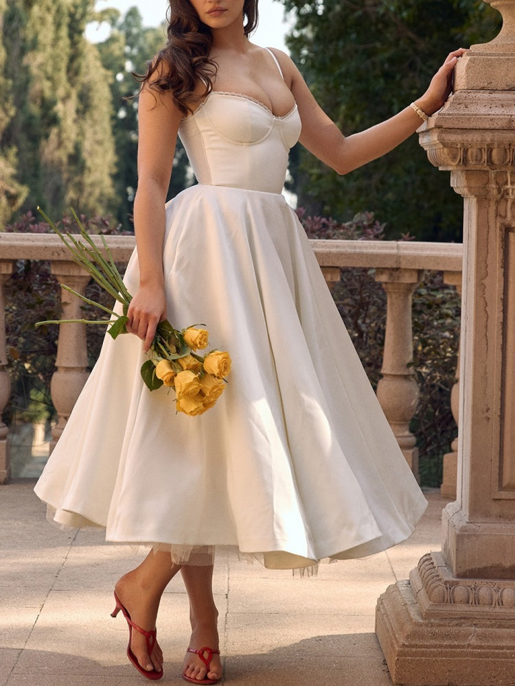 A Vintage Style Dress with Delicate Timeless Details