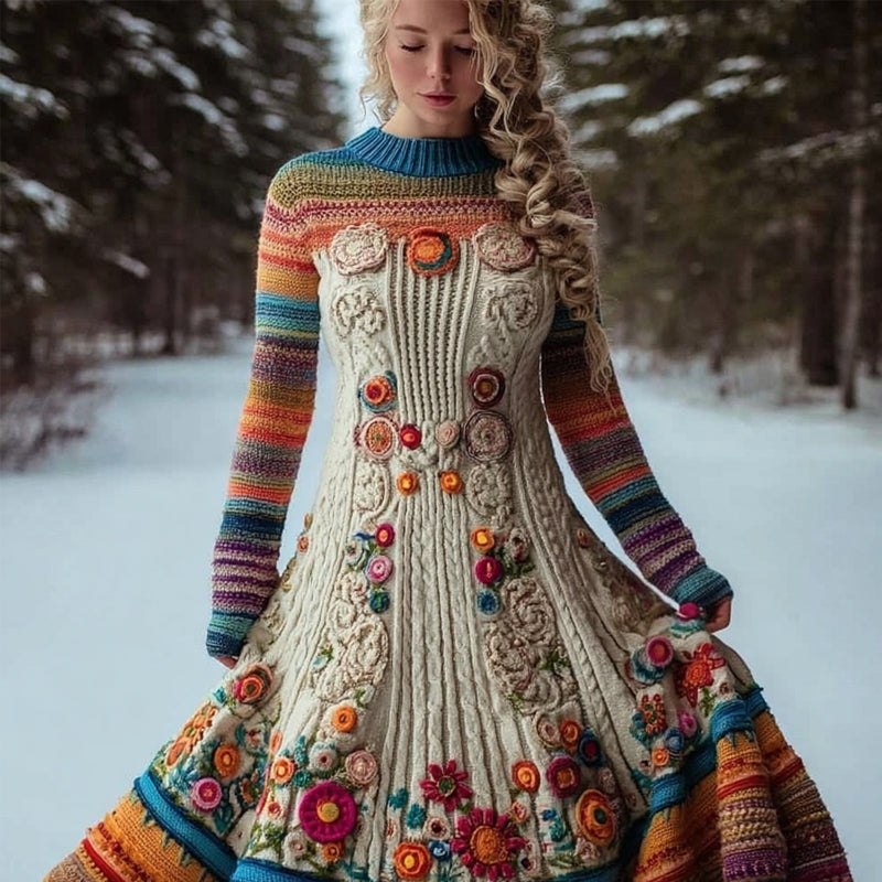 Classic Vintage Sweater with a Flattering Fit