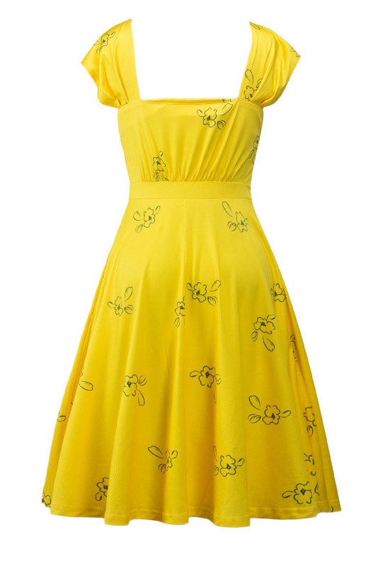 Classic Vintage Dress with a Flattering Fit