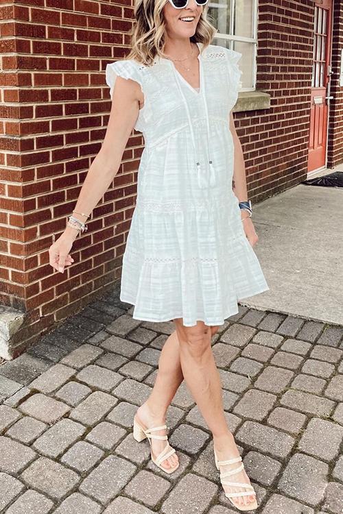 A Vintage Style Dress with Delicate Timeless Details